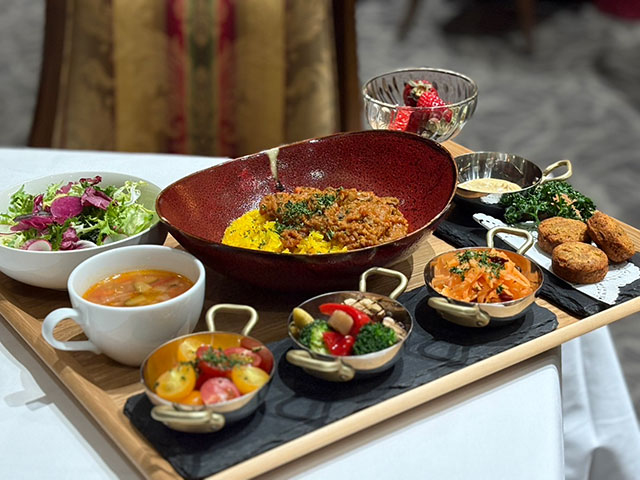 Vegan menu